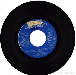 Dischi in vinile: HERMAN´S HERMITS: MRS. BROWN, YOU´VE GOT A LOVELY DAUGHTER / I KNOW WHY / SHOW ME GIRL - (SIN PORTAD